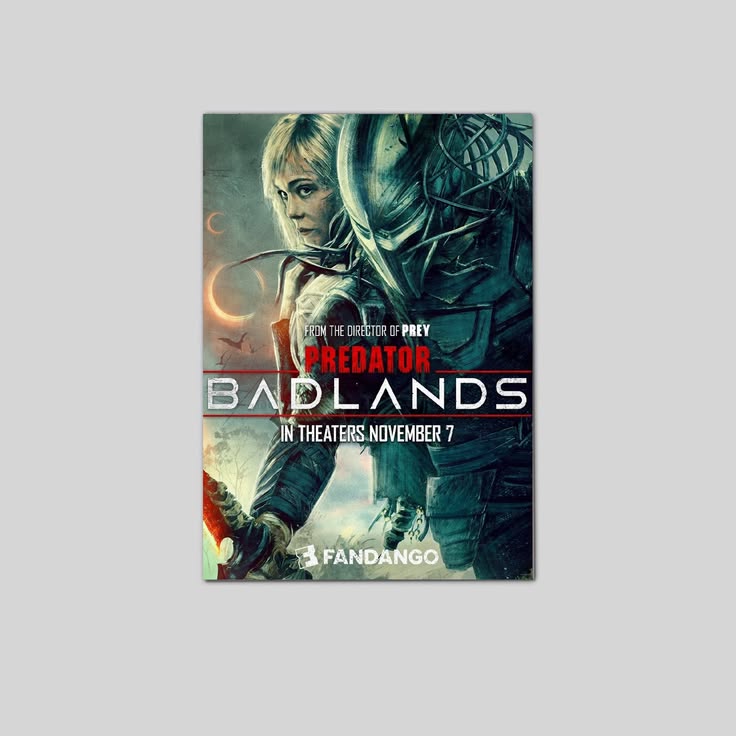 2025 Predator Badlands Movie Poster Elle Fanning First Poster Size 24''x36''