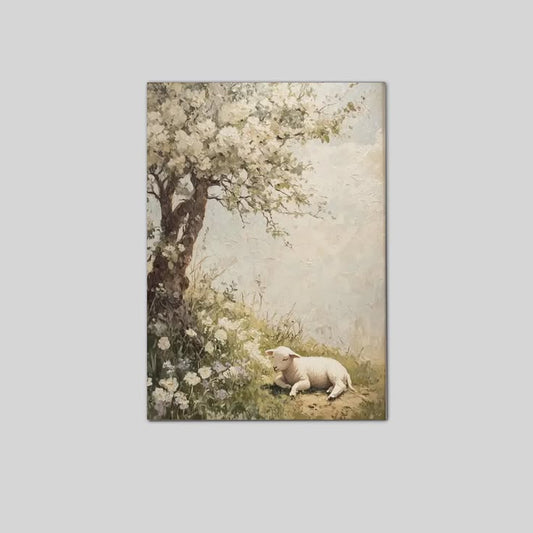 Vintage Spring Landscape Printable Wall Art Poster Full Size 24''x36''