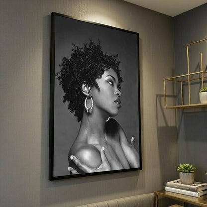 Lauryn Hill Poster Canvas Art Painting Wall Art Picture Family bedroom Decor Size 24''x36''