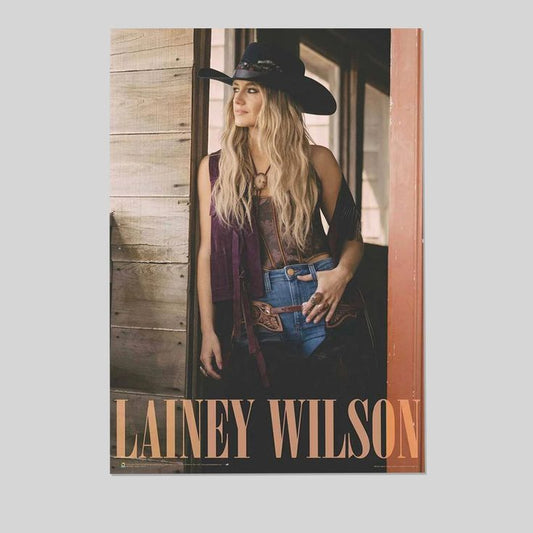 Music Poster Lainey Wilson Poster Retro Style - Size 24''x36''