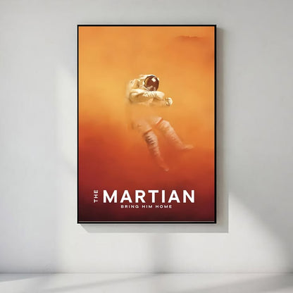 The Martian Poster, Sci-Fi Survival Movie Wall Art