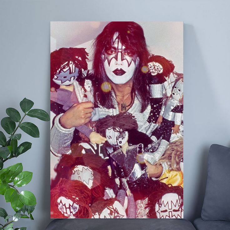 Music Poster Ace Frehley Vintage-Style Band Poster Size 24''x36''
