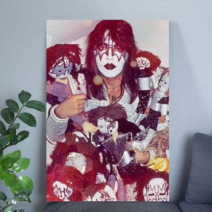 Music Poster Ace Frehley Vintage-Style Band Poster Size 24''x36''