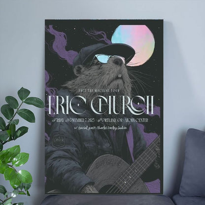 Eric Church in Vancouver, BC.Portland, OR tour november 2025 Poster Size 24''x36''