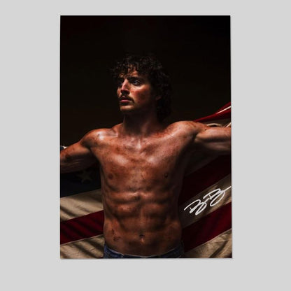 Benson Boone American Heart Music Album Cover Poster Wall Art Decor Canvas Wall Poster Size 24''x36''