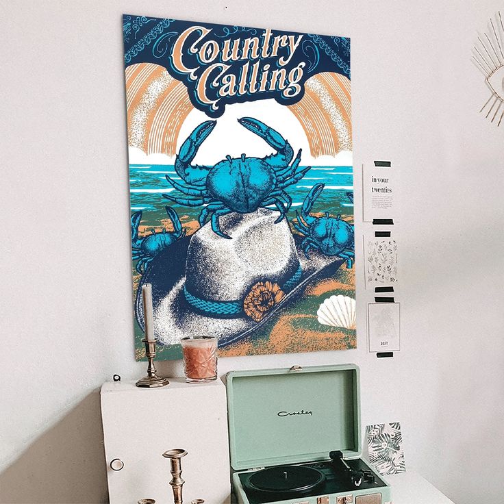 COUNTRY CALLING 2025 AP Poster LUKE COMBS BRYAN Brooks & Dunn Size 24''x36''