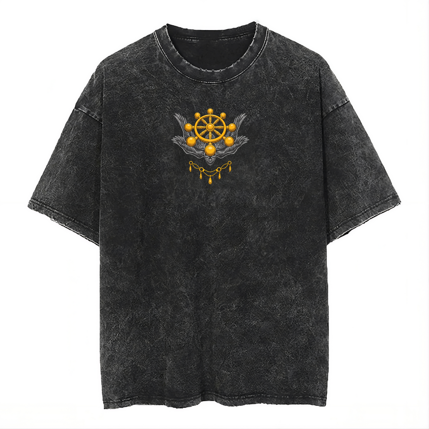 2-SIDED JUJUTSU KAISEN VINTAGE WASHED ANIME SHIRT: GOJO SUKUNA MANGA WASHED TEE
