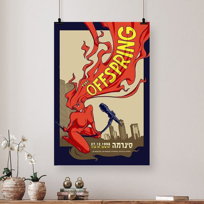 Music Poster The Offspring Concert 1998  Poster Retro Style - Size 24''x36''