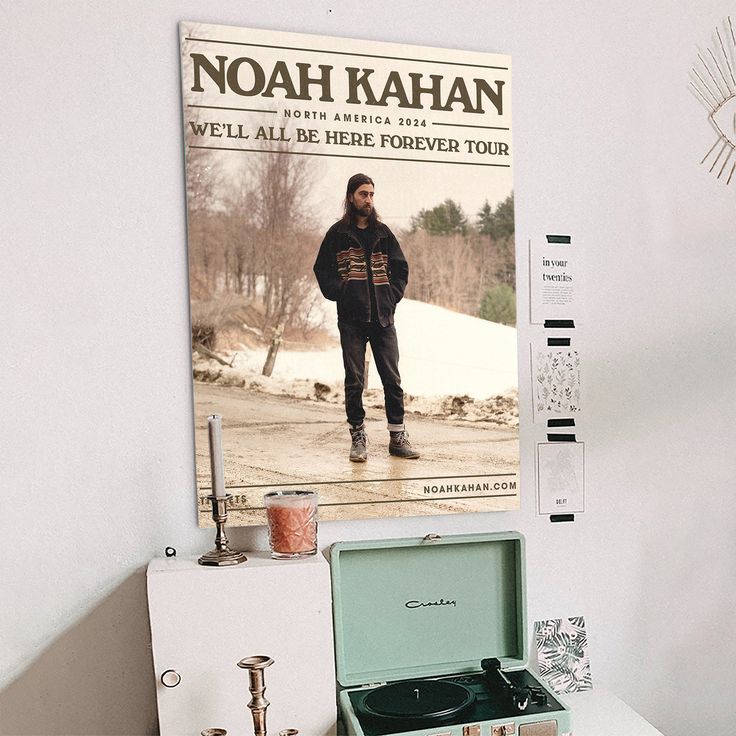 Noah Kahan American Singer-songwriter Poster Home Decor Poster Wall Art Hanging Picture Print Bedroom Decorative Painting Posters Room Aesthetic Size 24''x36''