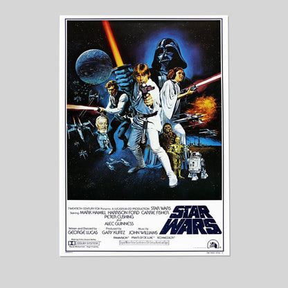 Star Wars IV One sheet Collector's Edition Wall Retro Style - Size 24''x36''