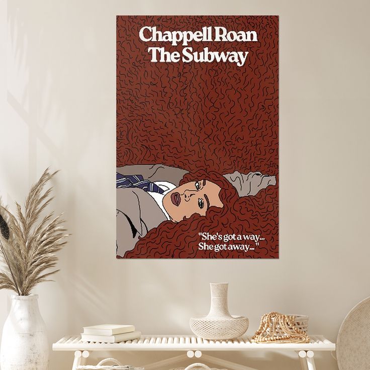 Chappell Roan Fan Art Poster – The Subway Scene Print Vibrant Pop Music Wall Art Retro Style - Size 24''x36''