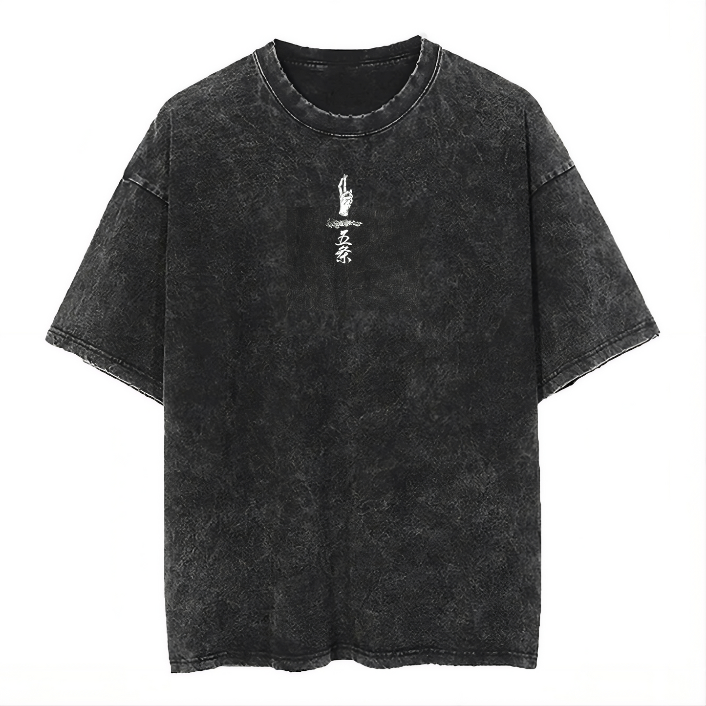 2-SIDED RYOMEN SUKUNA ANIME T-SHIRT, JUJUTSU KAISEN WASHED TEE