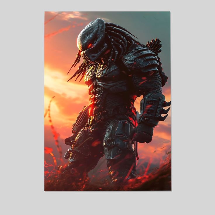 Home Decor- Predator Movie Poster Size 24''x36''