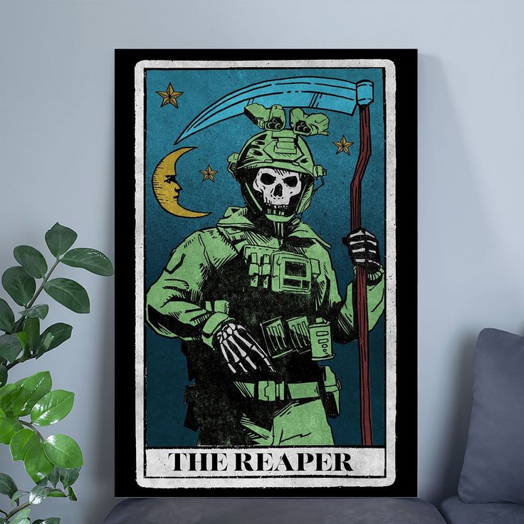 Call of Duty: Modern Warfare 2 - Ghost Tarot Card Wall Poster Size 24''x36''
