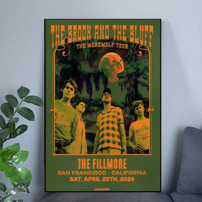 The Brook & The Bluff The Werewolf Tour 2026 Poster Size 24''x36''