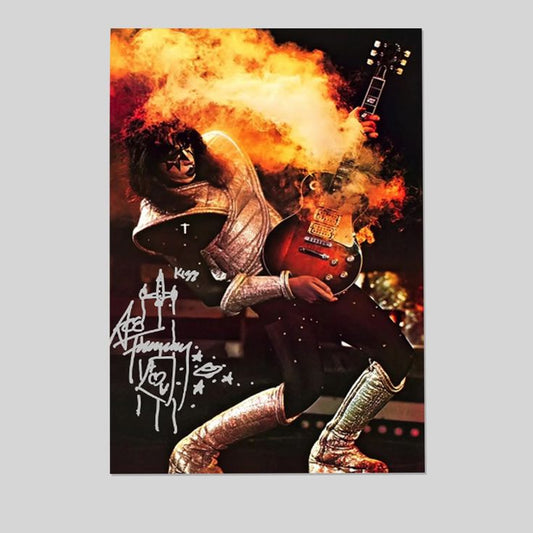 Ace Frehley Autographed Signed Poster Size 24''x36''
