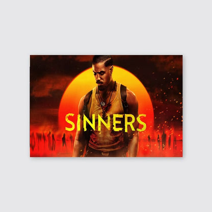Sinners Movie Poster Michael B Jordan Hailee Steinfeld 1 Size 24''x36''