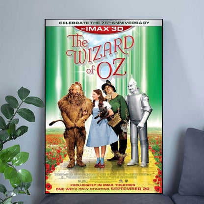 THE WIZARD OF OZ MOVIE POSTER 75TH ANNIVERSARY Poster Size 24''x36''