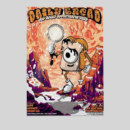 Daily Bread Red Rocks Shows 10/25-10/26/2025 Poster Size 24''x36''