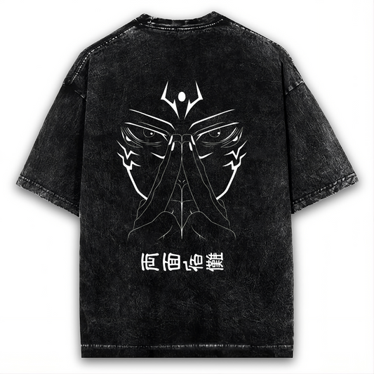 2-SIDED JUJUTSU KAISEN SYMBOL WASHED TEE