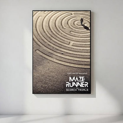 The Maze Runner: The Scorch Trials Poster, Dystopian Movie Wall Art