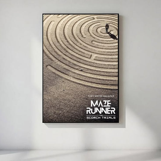 The Maze Runner: The Scorch Trials Poster, Dystopian Movie Wall Art