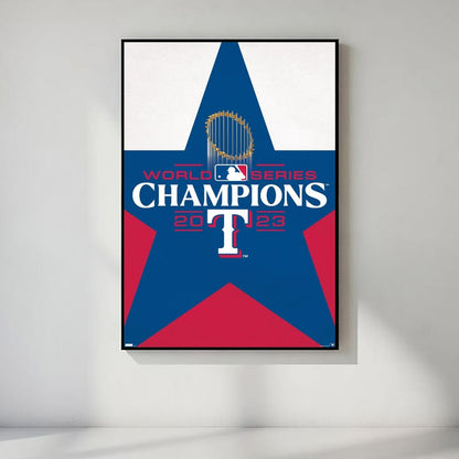 Texas Rangers - 2023 World Series Team Logo - Poster Size 24''x36''