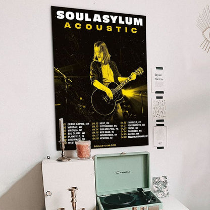Soul Asylum Acoustic Tour April 2026 Concert Poster Size 24''x36''