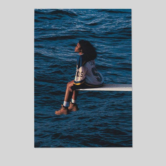SZA Poster SOS Poster Tour Album Cover Posters for Room Bedroom Aesthetic Home Size 24''x36''