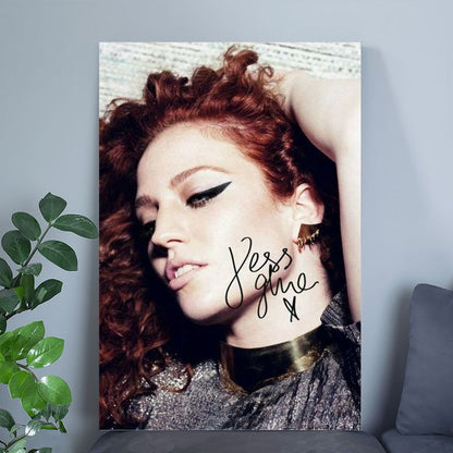 JESS GLYNNE AUTOGRAPH SIGNED PP PHOTO POSTER Retro Style - Size 24''x36''