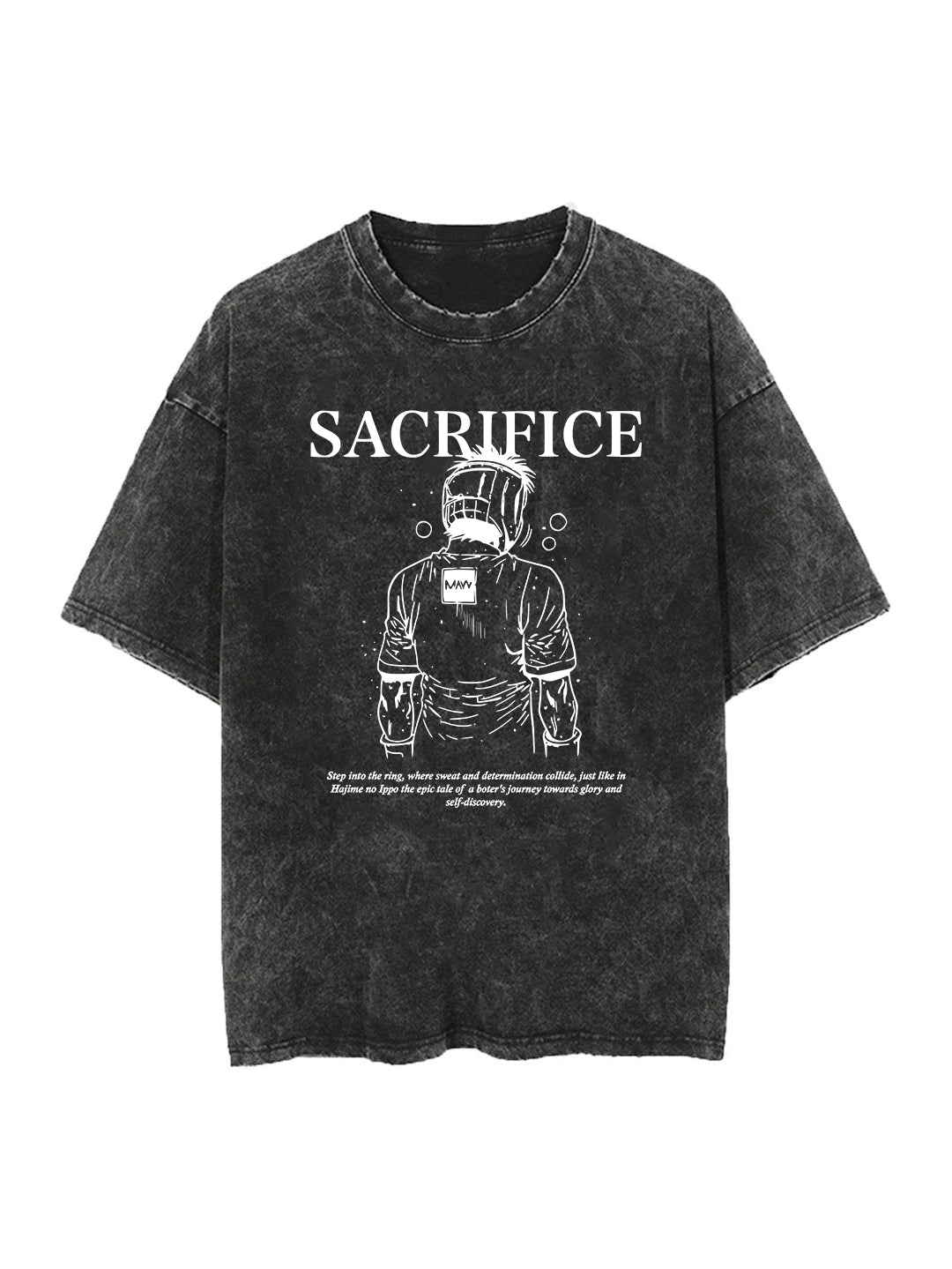 GRIT & SACRIFICE IPPO OVERSIZE VINTAGE TEE