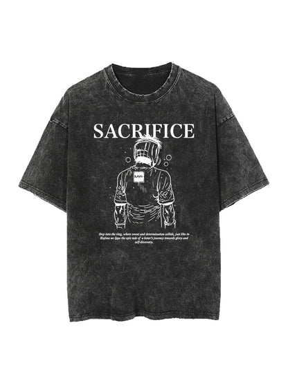 GRIT & SACRIFICE IPPO OVERSIZE VINTAGE TEE