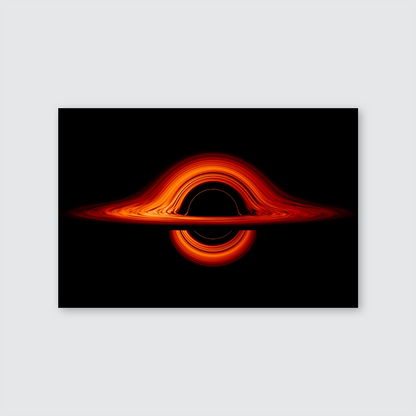 Black Hole Glossy Poster