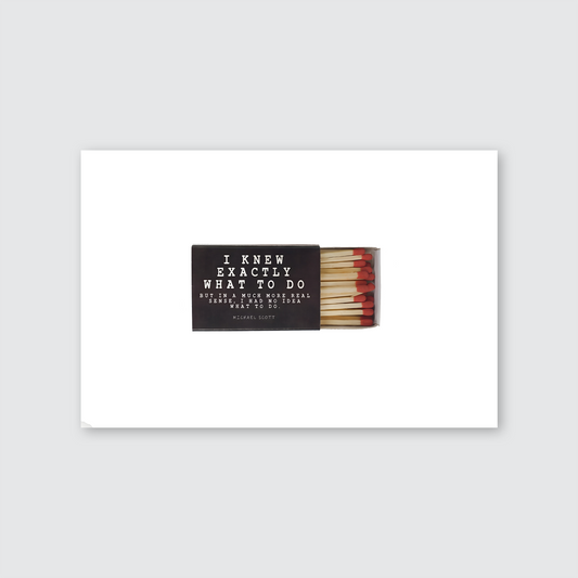Michael Scott Matchbox Quote Poster, One Sheet Wall Size 24''x36''