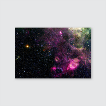 Ring Shaped Nebula in the Large Magellanic Cloud Art Poster