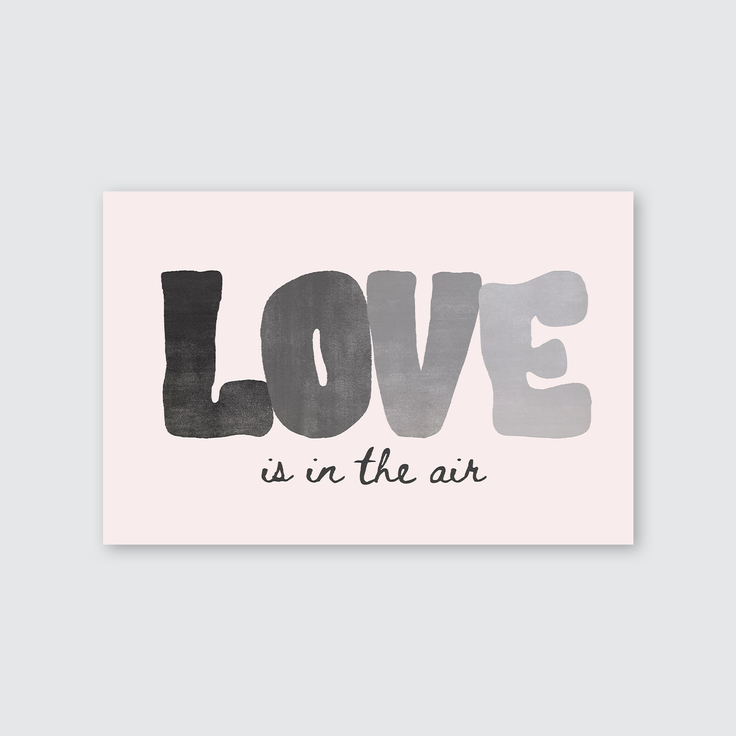 Love Is In The Air Print: Trendy Retro Dorm Room Poster