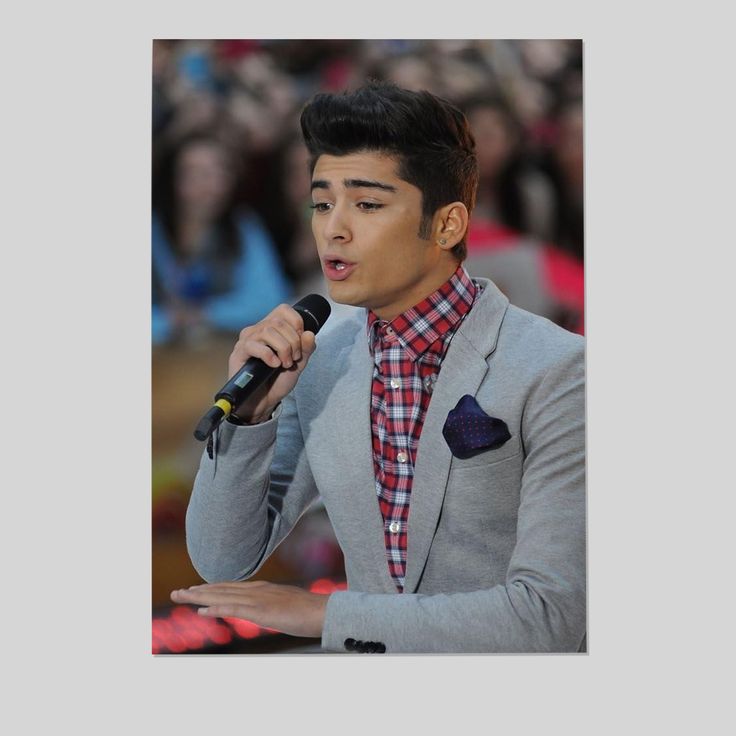 Zayn Malik At Talk Show Appearance For Nbc Today Show Concert With One Direction Rockefeller Plaza New York Ny March 12 2012  Size 24''x36''
