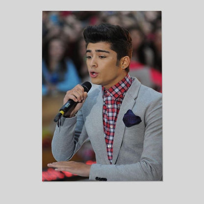 Zayn Malik At Talk Show Appearance For Nbc Today Show Concert With One Direction Rockefeller Plaza New York Ny March 12 2012  Size 24''x36''