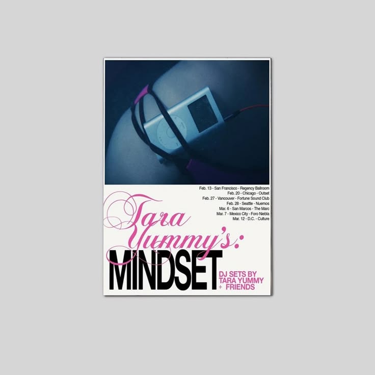 Tara Yummy Mindset Winter Tour 2026 Poster Size 24''x36''