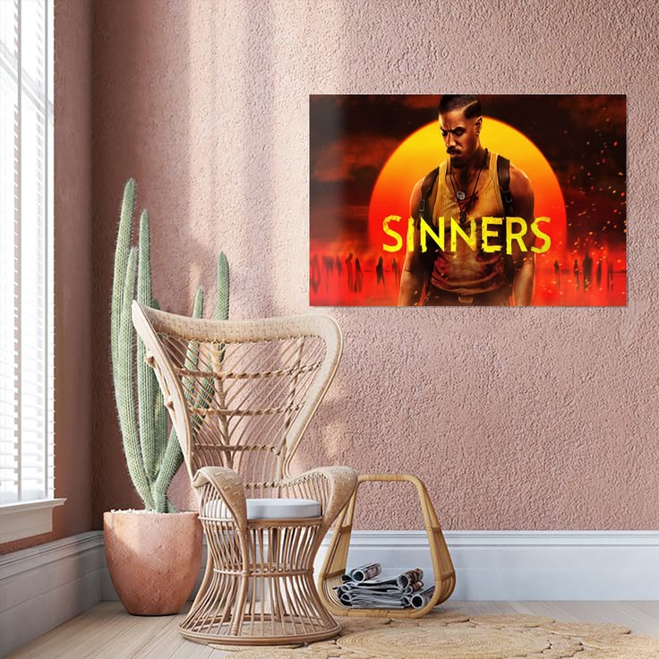 Sinners Movie Poster Michael B Jordan Hailee Steinfeld 1 Size 24''x36''