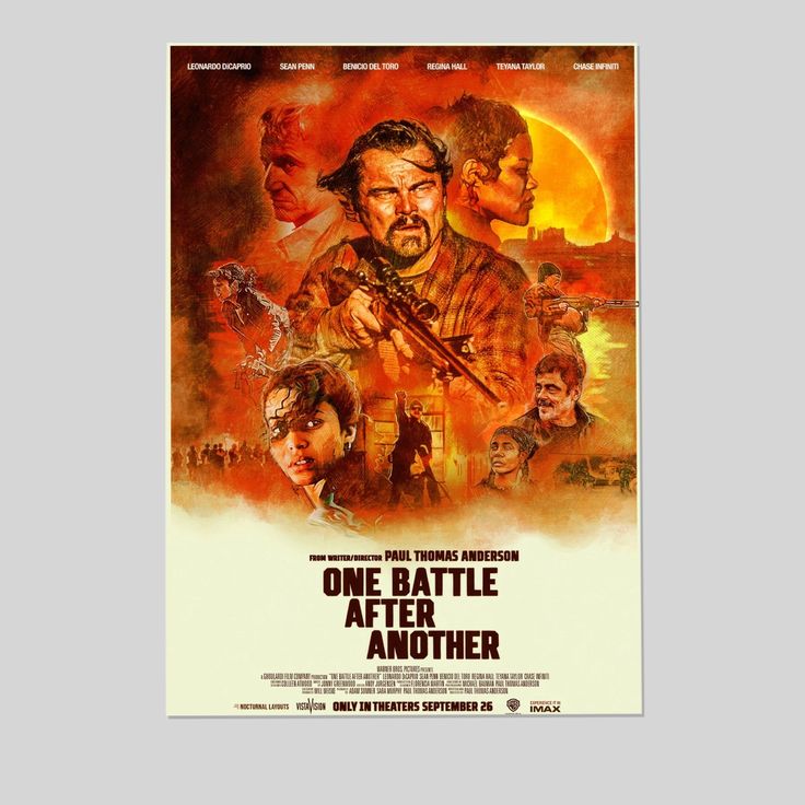One Battle After Another Poster September 26 Size 24''x36''