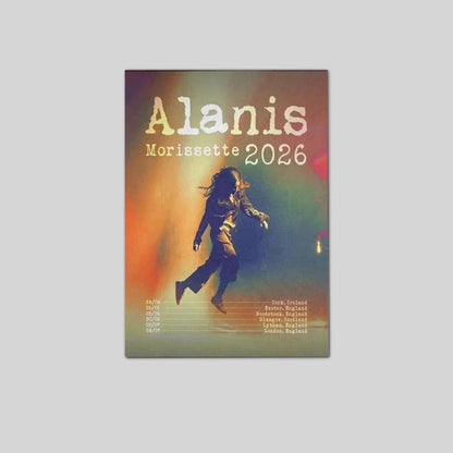 Alanis Morissette Tour 2026 Poster Size 24''x36''