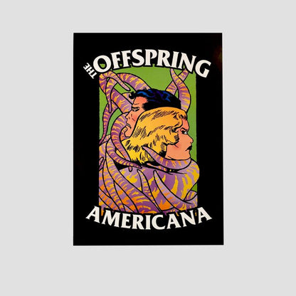 Music Poster The Offspring 1999 Promo Poster Americana Retro Style - Size 24''x36''