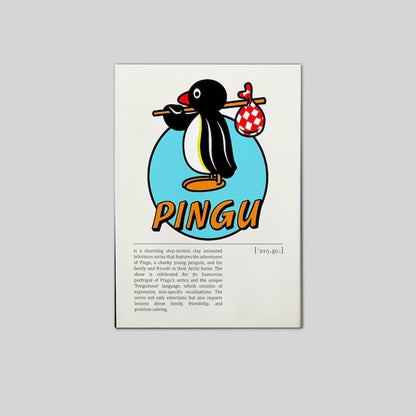 Lucky Shop Retro Pingu TV Show Poster Full Size 24''x36''