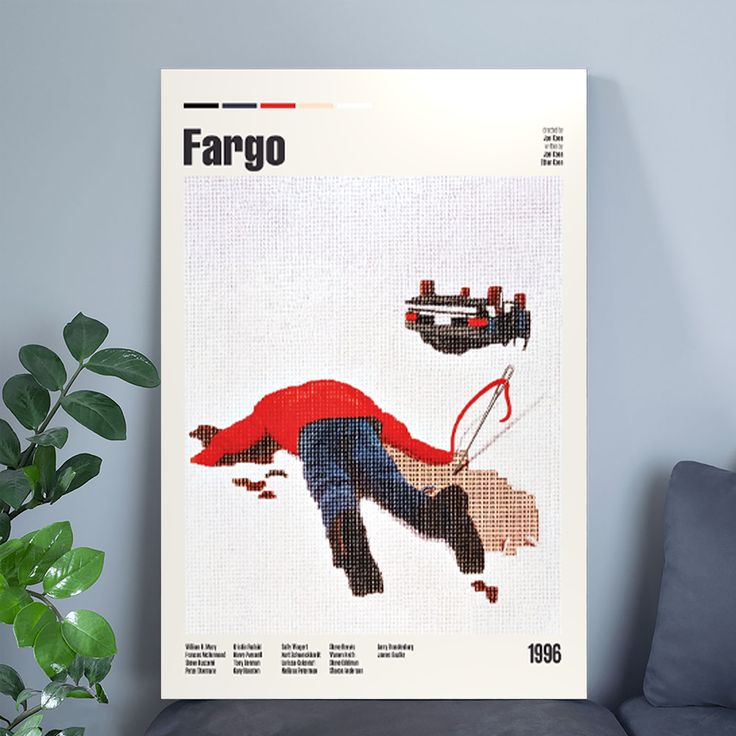 Movie Poster- Vintage Fargo Movie 1996 Poster Size 24''x36''