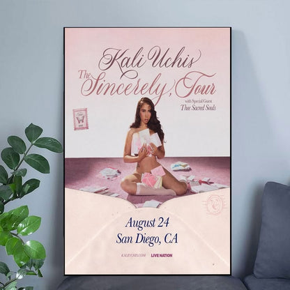 Kali Uchis Sincerely Tour Poster 2026 Size 24''x36''