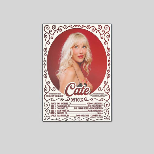 Music Poster Cate On Tour my first album Size 24''x36''