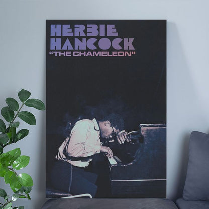 Music Poster- Herbie Hancock Poster - Jazz Art Vintage Style - Size 24x36