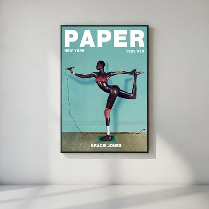 Grace Jones Poster Canvas Art Painting Wall Art Picture Print Family bedroom Decor Size 24''x36''