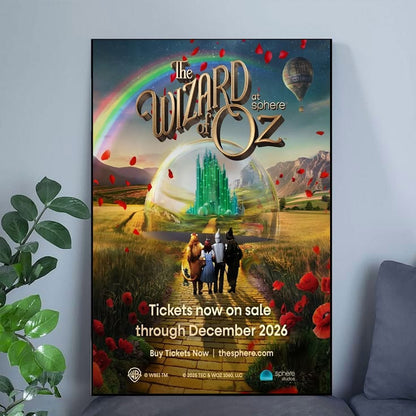 The Wizard of Oz at Sphere” 75TH  ANNIVERSARY 2026 Classic Home Decor Poster Size 24''x36''